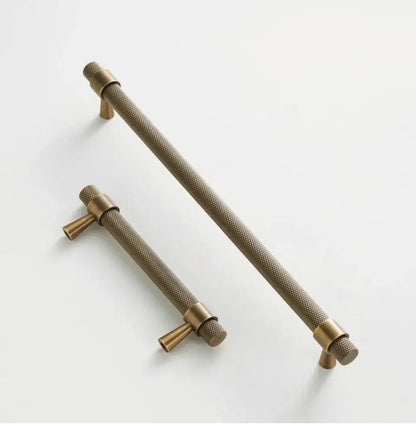 Solid Brass Retro Bronze Antique Furniture Door Knob │ Art Deco Kitchen Drawer Wardrobe Handles - Besontique Home