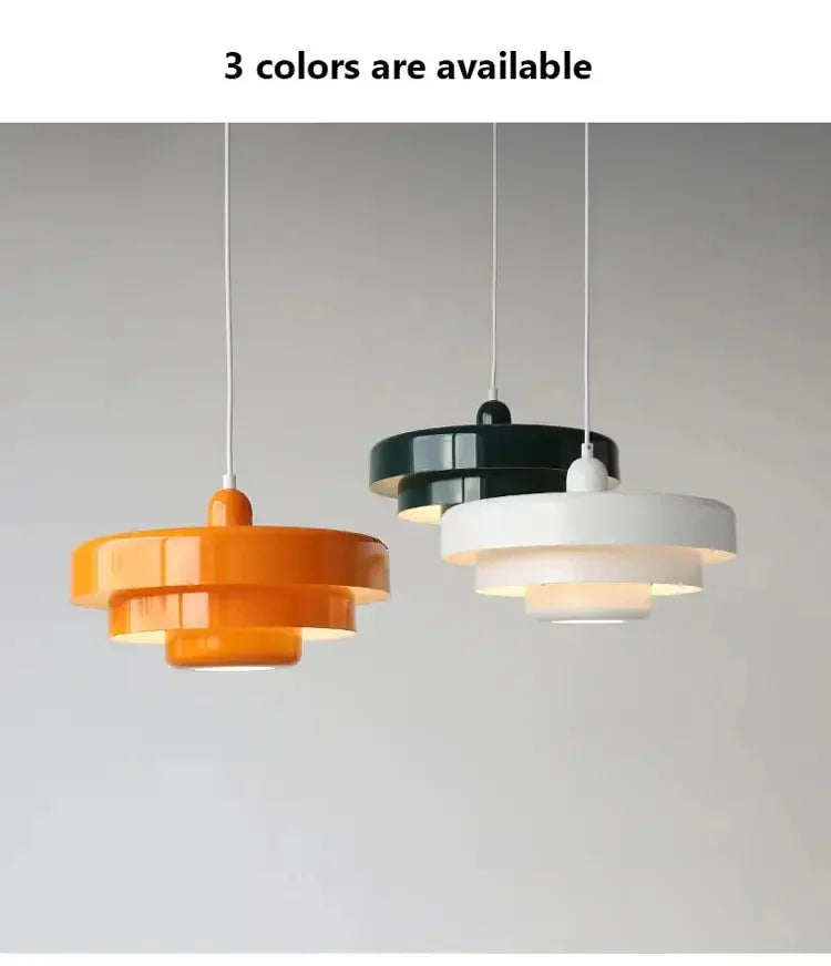 Solid Color Danish Design Ceiling Lamp | Modern Retro Pendant Lighting - Besontique Home
