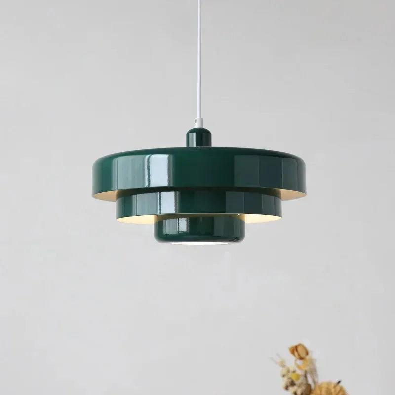 Solid Color Danish Design Ceiling Lamp | Modern Retro Pendant Lighting - Besontique Home