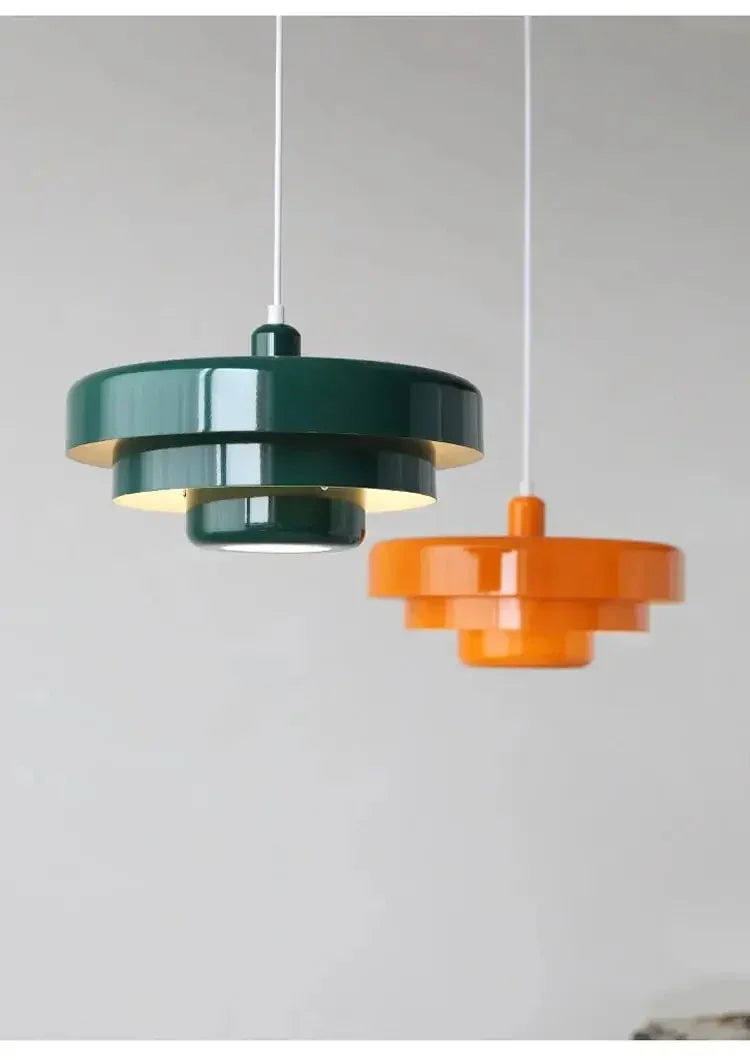Solid Color Danish Design Ceiling Lamp | Modern Retro Pendant Lighting - Besontique Home