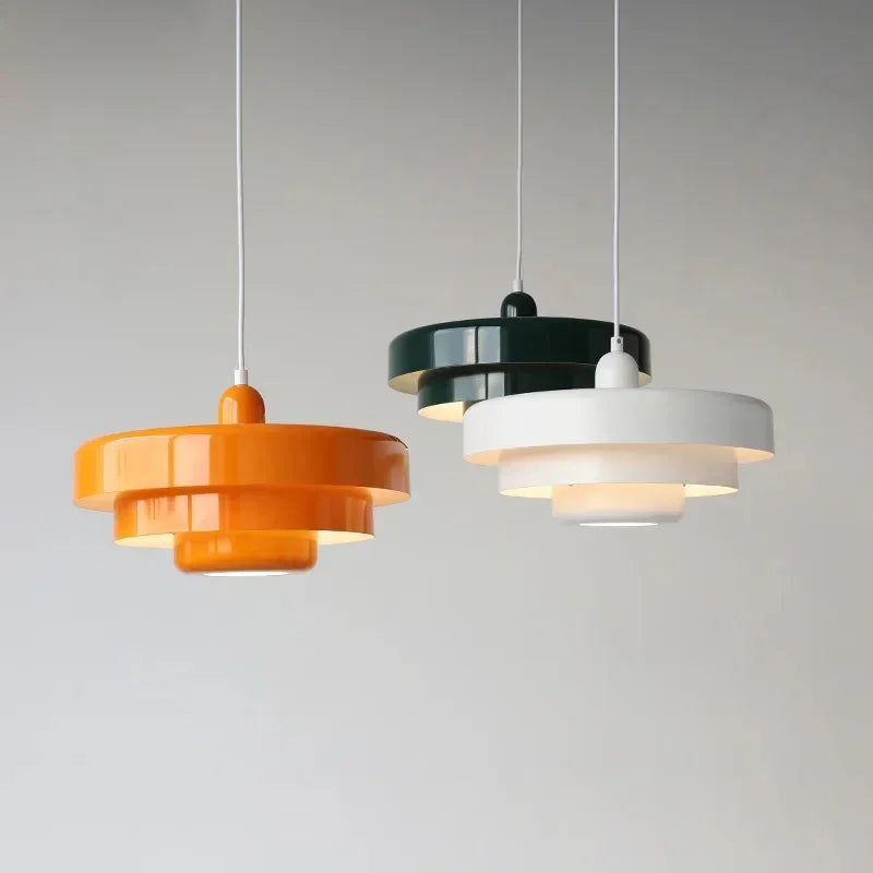 Solid Color Danish Design Ceiling Lamp | Modern Retro Pendant Lighting - Besontique Home