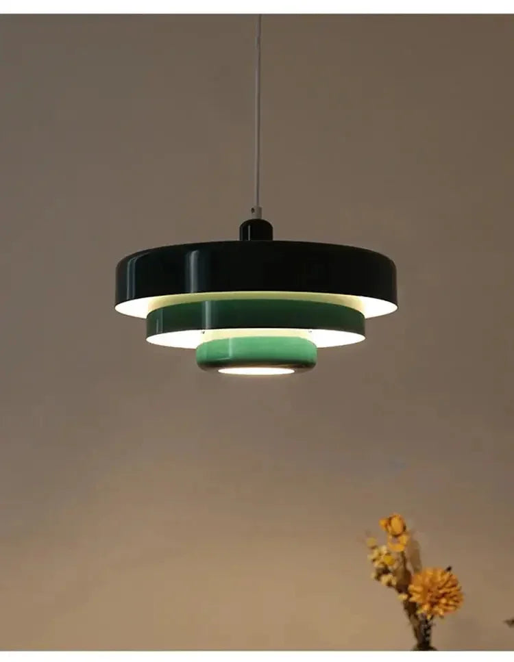 Solid Color Danish Design Ceiling Lamp | Modern Retro Pendant Lighting - Besontique Home