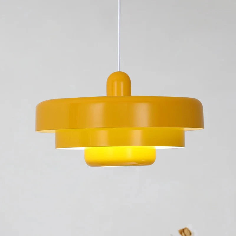 Solid Color Danish Design Ceiling Lamp | Modern Retro Pendant Lighting - Besontique Home