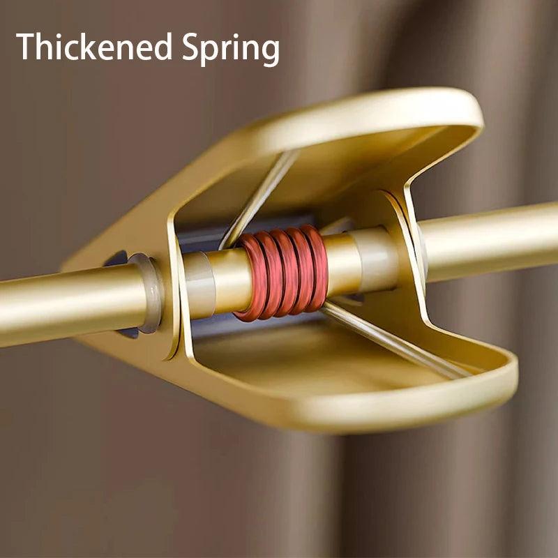 Solid Matte Gold/Silver Non-Slip Skirts Pants Hangers │ Clothes Wardrobe Trouser Rack with Adjustable Clips - Besontique Home