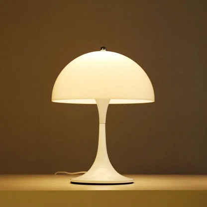 Vintage Design Mushroom Shaped Table Lamp Light (White / Black / Gold / Silver) - Besontique