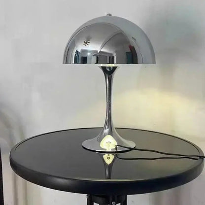 Vintage Design Mushroom Shaped Table Lamp Light (White / Black / Gold / Silver) - Besontique Home