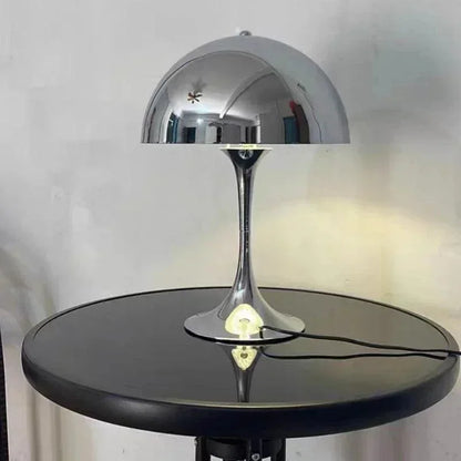 Vintage Design Mushroom Shaped Table Lamp Light (White / Black / Gold / Silver) - Besontique Home
