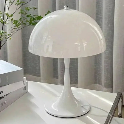 Vintage Design Mushroom Shaped Table Lamp Light (White / Black / Gold / Silver) - Besontique Home