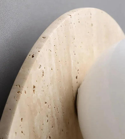 Vintage Natural Cave Stone Wall Lighting │ Modern Japanese Style LED Indoor Wall Mounted Lamp Light - Besontique Home