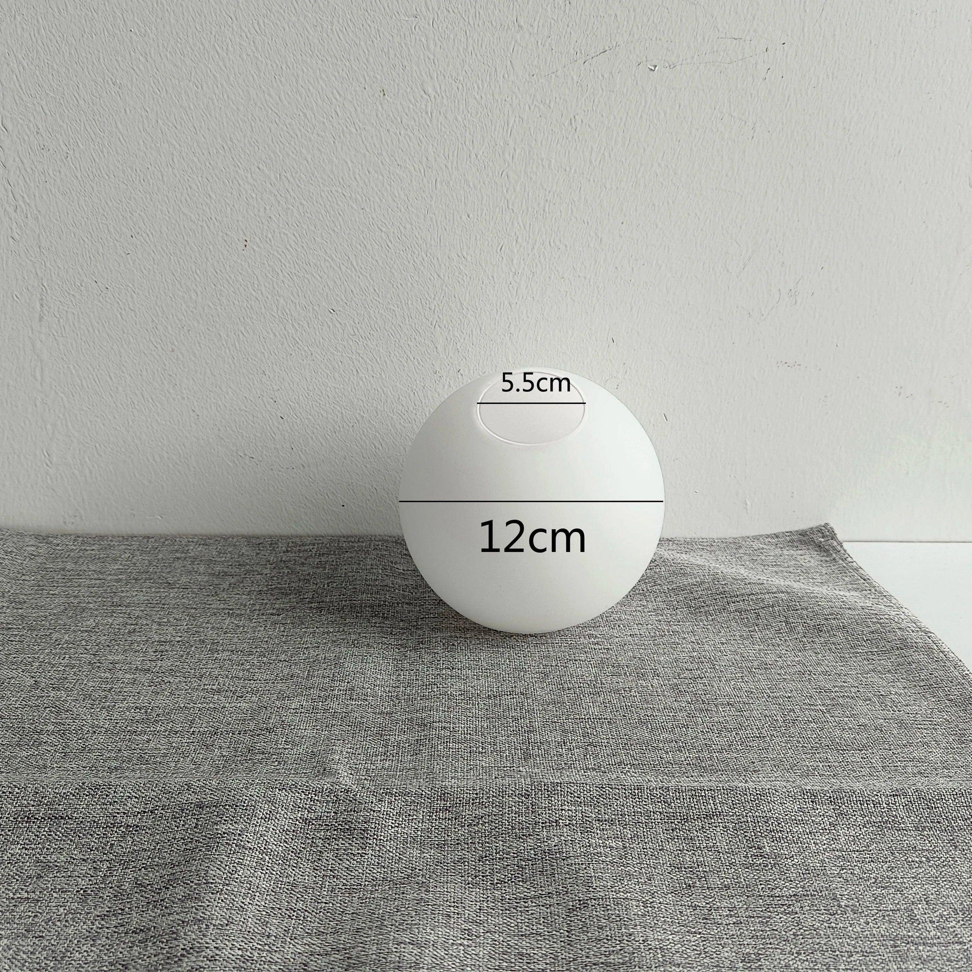 White Glass Ball Lamp Shade │ Milky Globe Lamp shades Fitting Light - Besontique Home