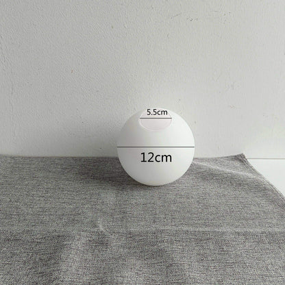 White Glass Ball Lamp Shade │ Milky Globe Lamp shades Fitting Light - Besontique Home