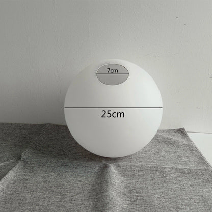 White Glass Ball Lamp Shade │ Milky Globe Lamp shades Fitting Light - Besontique Home