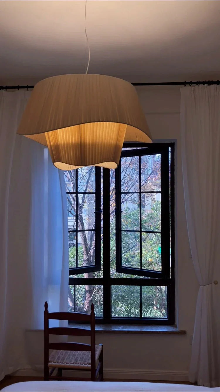 White Pendant Big Ceiling Lamp Light - Besontique Home
