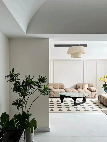 White Pendant Big Ceiling Lamp Light - Besontique Home
