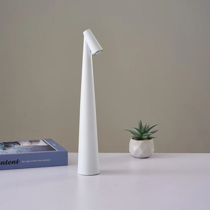 Minimal Dimming USB Chargable Reading Table Lamp │ Modern Small Wireless Portable Light