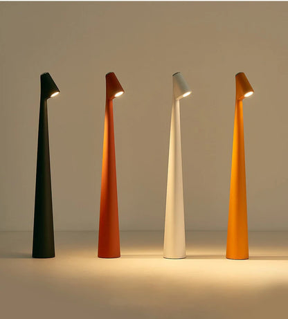 Minimal Dimming USB Chargable Reading Table Lamp │ Modern Small Wireless Portable Light