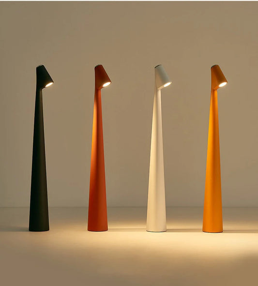 Minimal Dimming USB Chargable Reading Table Lamp │ Modern Small Wireless Portable Light