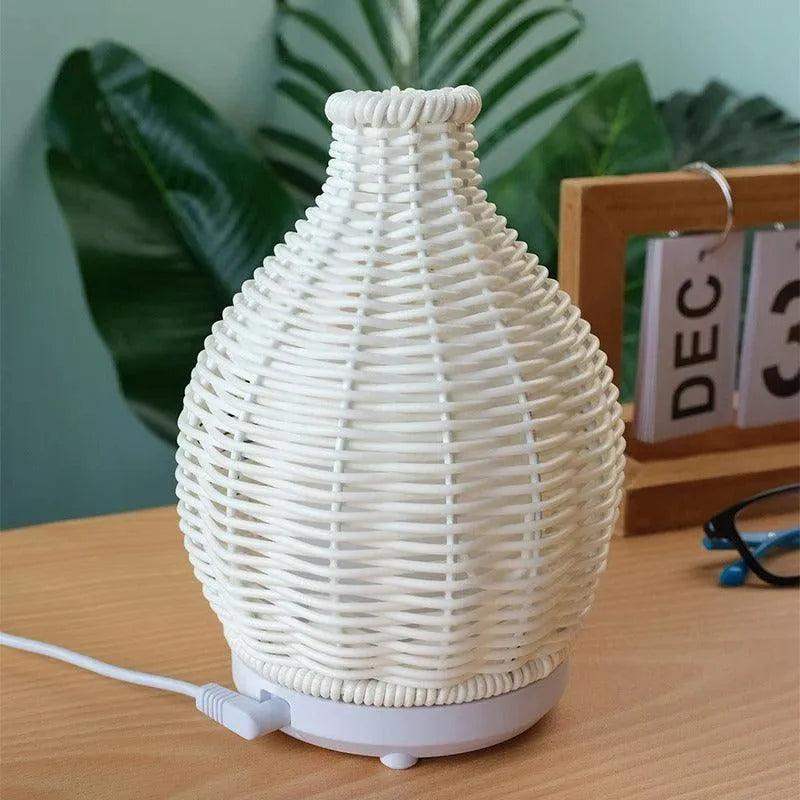 Wood Ratten Vase Shape Humidifier - Besontique Home