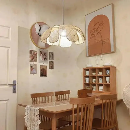 Woven Petal Pendant Ceiling Light - Besontique Home