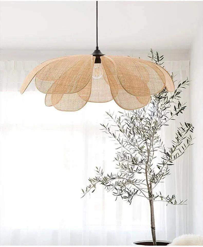 Woven Petal Pendant Ceiling Light - Besontique Home