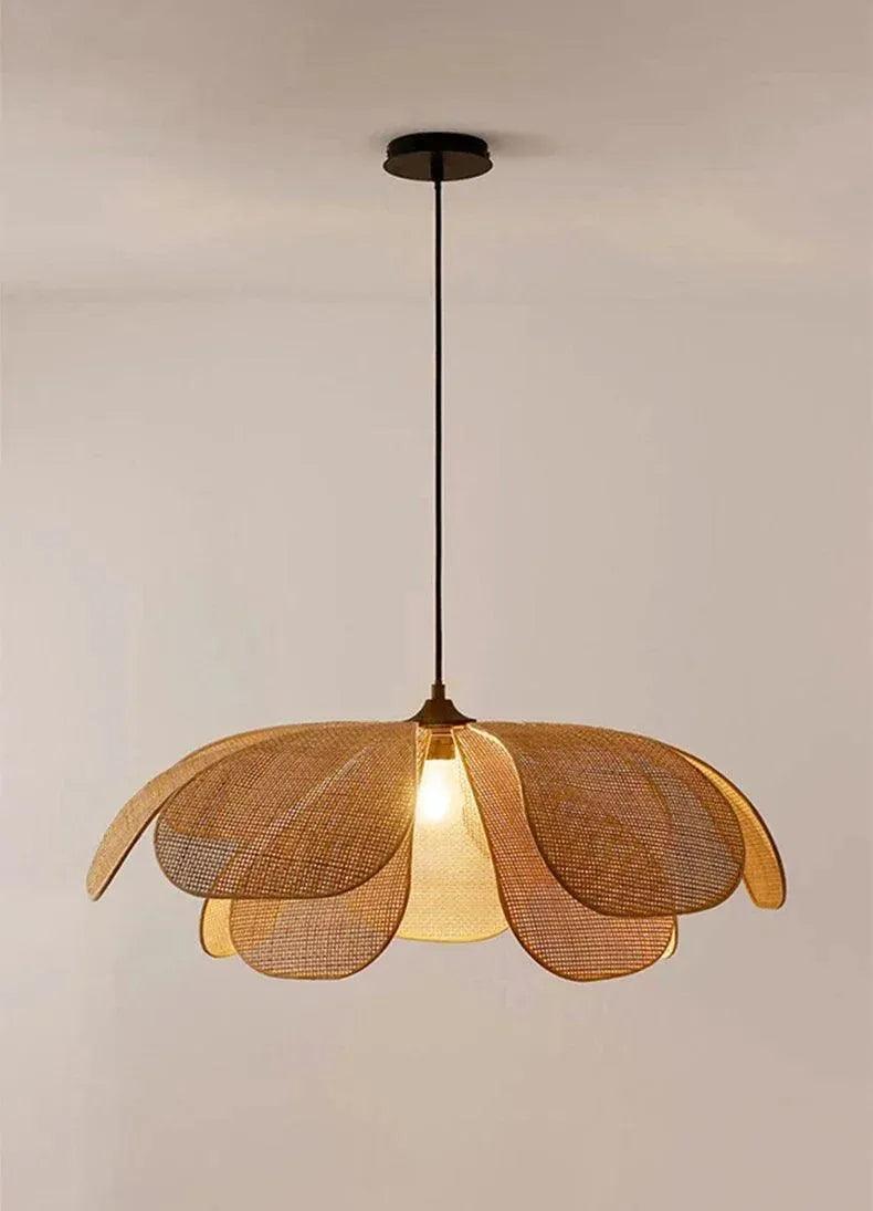 Woven Petal Pendant Ceiling Light - Besontique Home