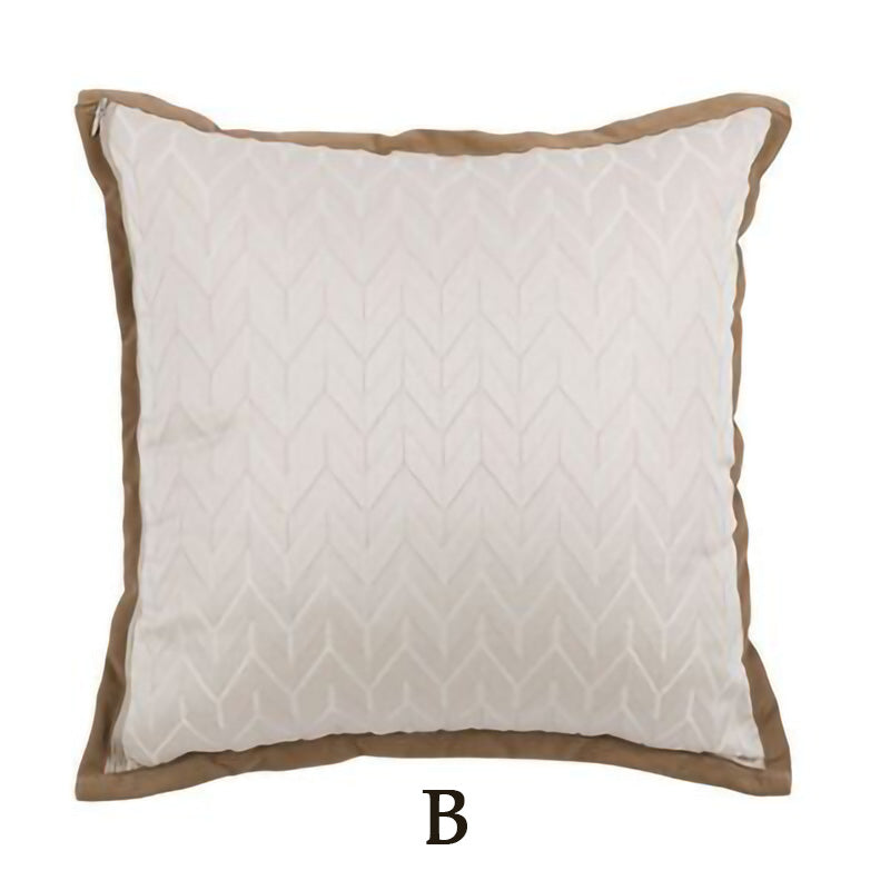 Modern Simple Geometric Elephant Pattern Cushion Cover │ Ivory Soft De –  Besontique