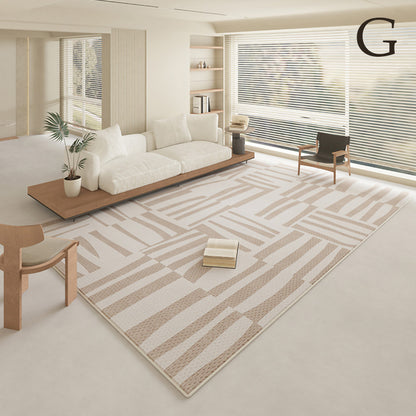 Geometric Light Luxury Style Rug Minimalist Bedroom Decor Bedside Carpet Modern Living Room Decoration Rugs Home Study Carpets Besontique