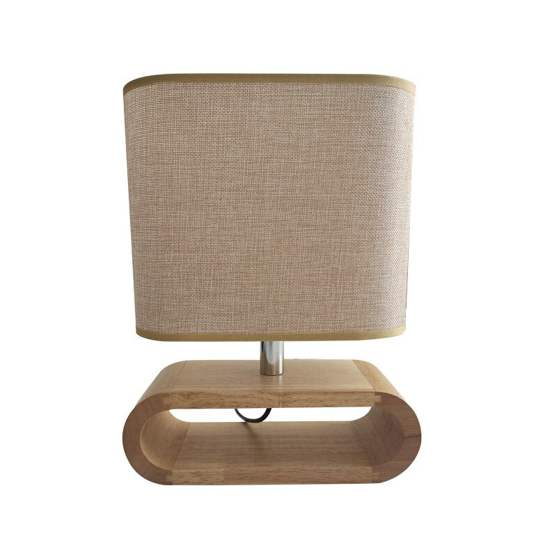 Nordic Wood Base Table Lamp, Modern Table Mood Light For Bedroom Decoration Item Besontique