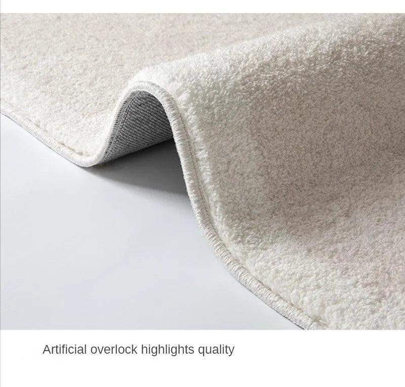 Modern Abstract Light Beige Luxury Non-slip Carpet Rug - Besontique Home