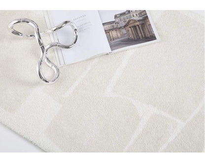 Modern Abstract Light Beige Luxury Non-slip Carpet Rug - Besontique Home