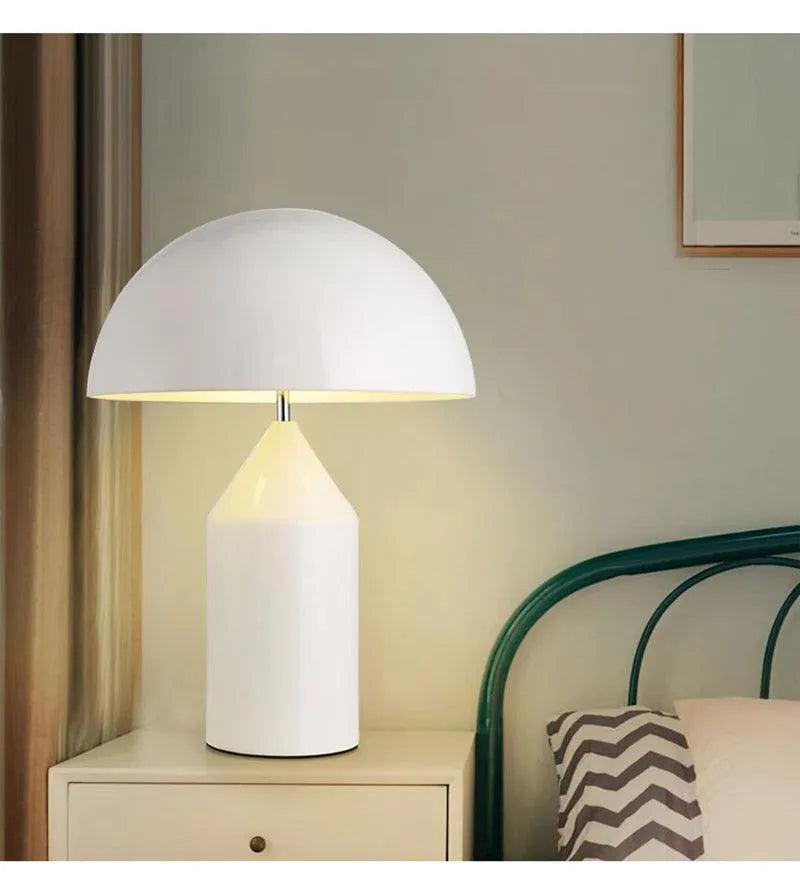 Modern Creative Mushroom Shaped Table Lamp (White / Black / Black and Gold / Gold) - Besontique Home