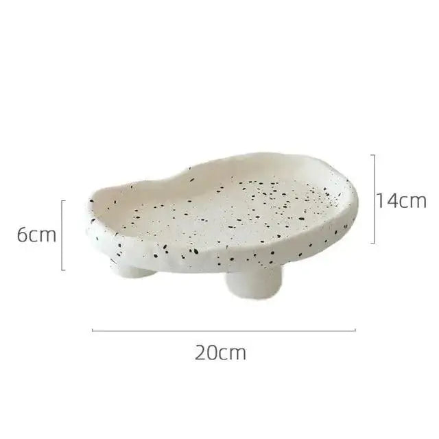 Modern Ink Dots Irregular Storage Tray │ Jewelry Coffee Table Tray Organizer - Besontique Home