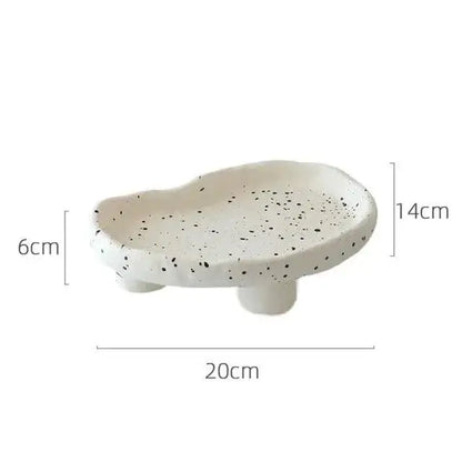 Modern Ink Dots Irregular Storage Tray │ Jewelry Coffee Table Tray Organizer - Besontique Home