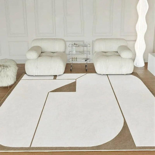 Modern Light Luxury Art Design Carpet │ Living Room Home Decor Soft Large Area Rugs - Besontique Home