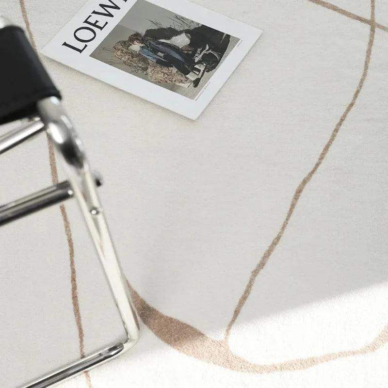 Modern Light Luxury Art Design Carpet │ Living Room Home Decor Soft Large Area Rugs - Besontique Home