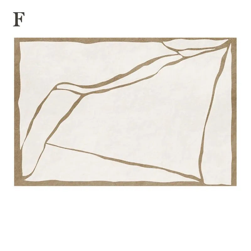 Modern Light Luxury Art Design Carpet │ Living Room Home Decor Soft Large Area Rugs - Besontique Home