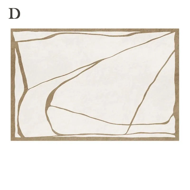 Modern Light Luxury Art Design Carpet │ Living Room Home Decor Soft Large Area Rugs - Besontique Home