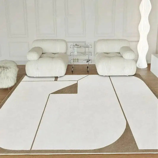 Modern Light Luxury Art Design Carpet │ Living Room Home Decor Soft Large Area Rugs - Besontique Home