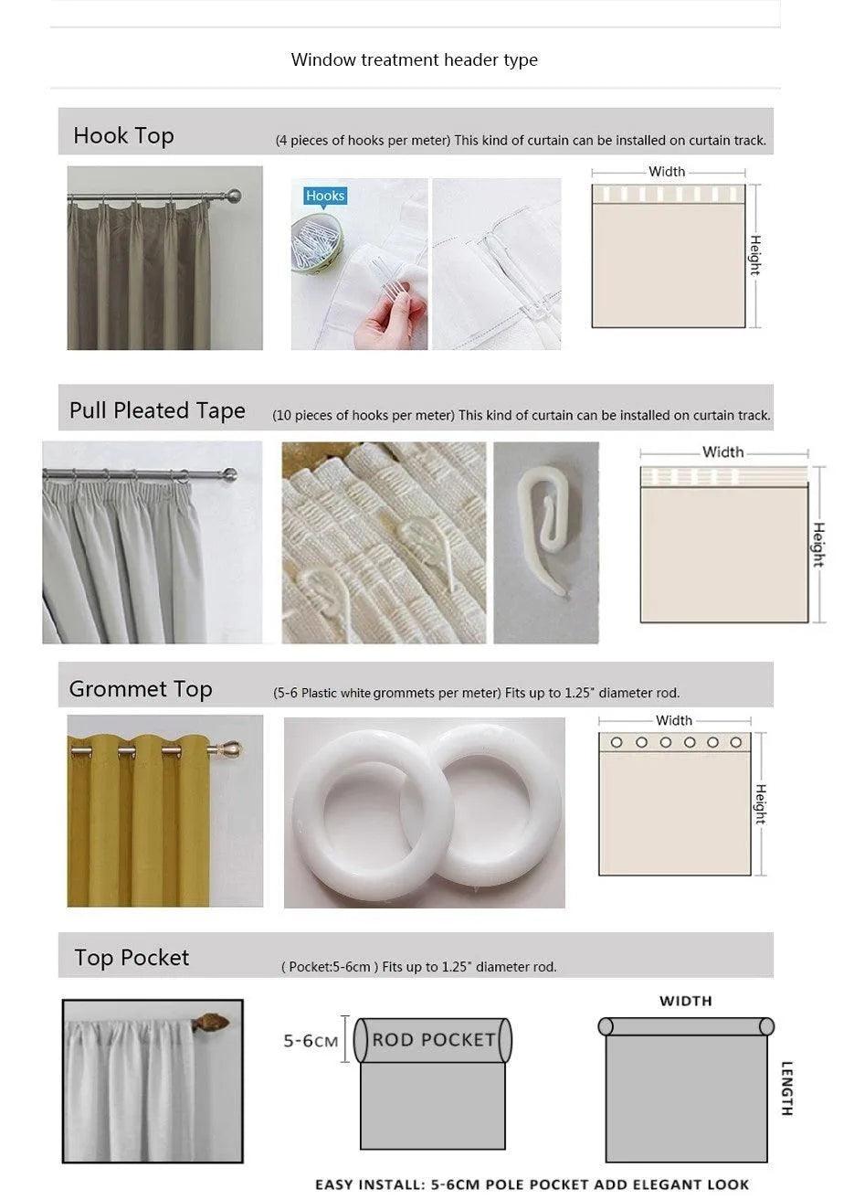 Modern Rustic Linen Striped Curtain │ Gauze White Voile Curtain - Besontique Home