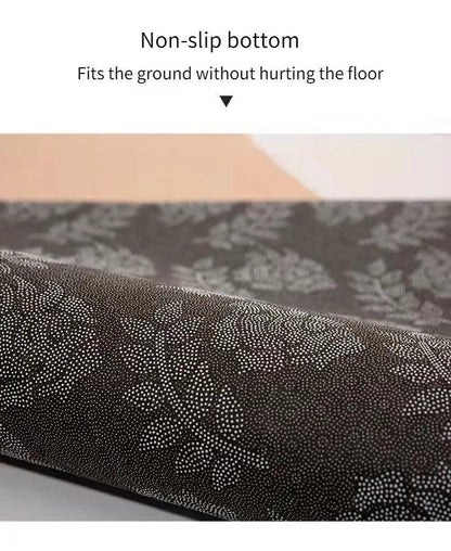 Modern Vintage American Style Large Carpet │ Black Pattern Geometric Rug - Besontique Home