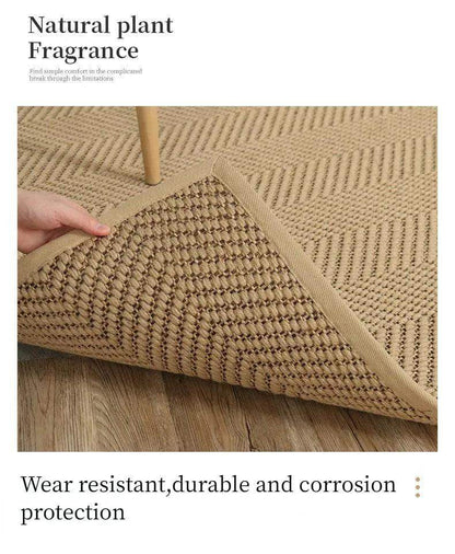 Natural Jute Hand Woven Home Decor Rug Carpet │ Modern Neutral Brown Soft Comfortable Mat - Besontique Home