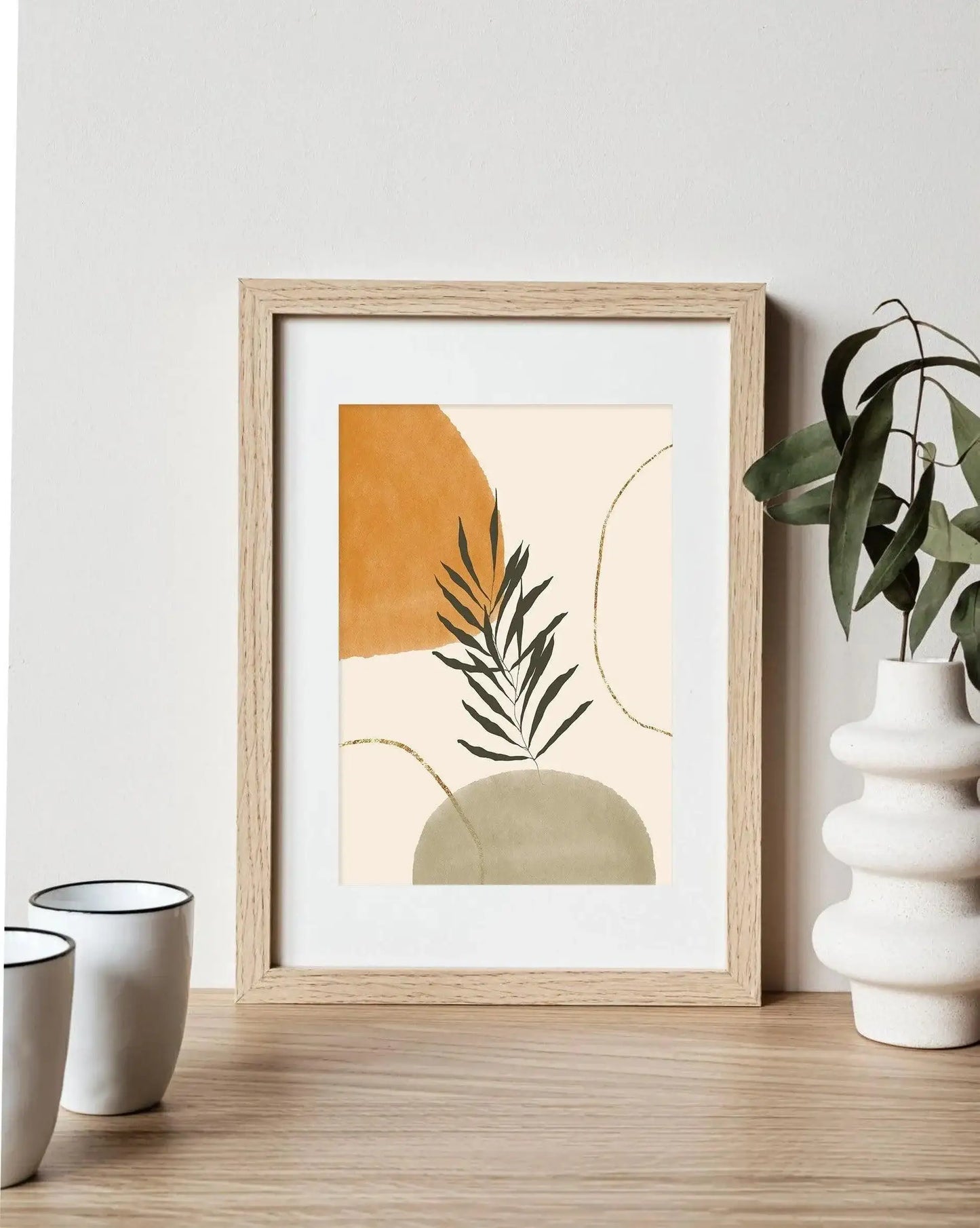 Nature Botanical Art Poster │ Minimalist Wall Print - Besontique Home