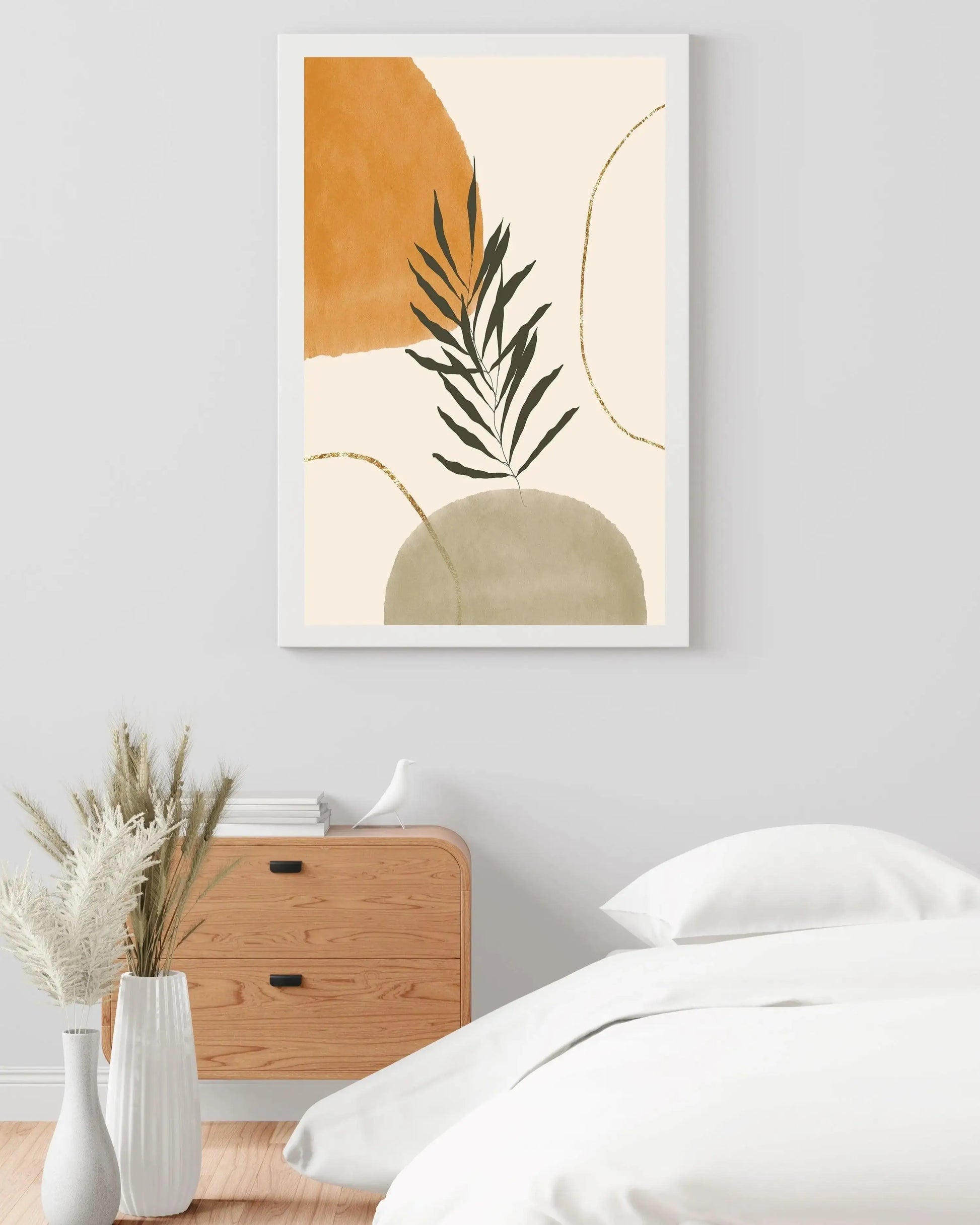 Nature Botanical Art Poster │ Minimalist Wall Print - Besontique Home