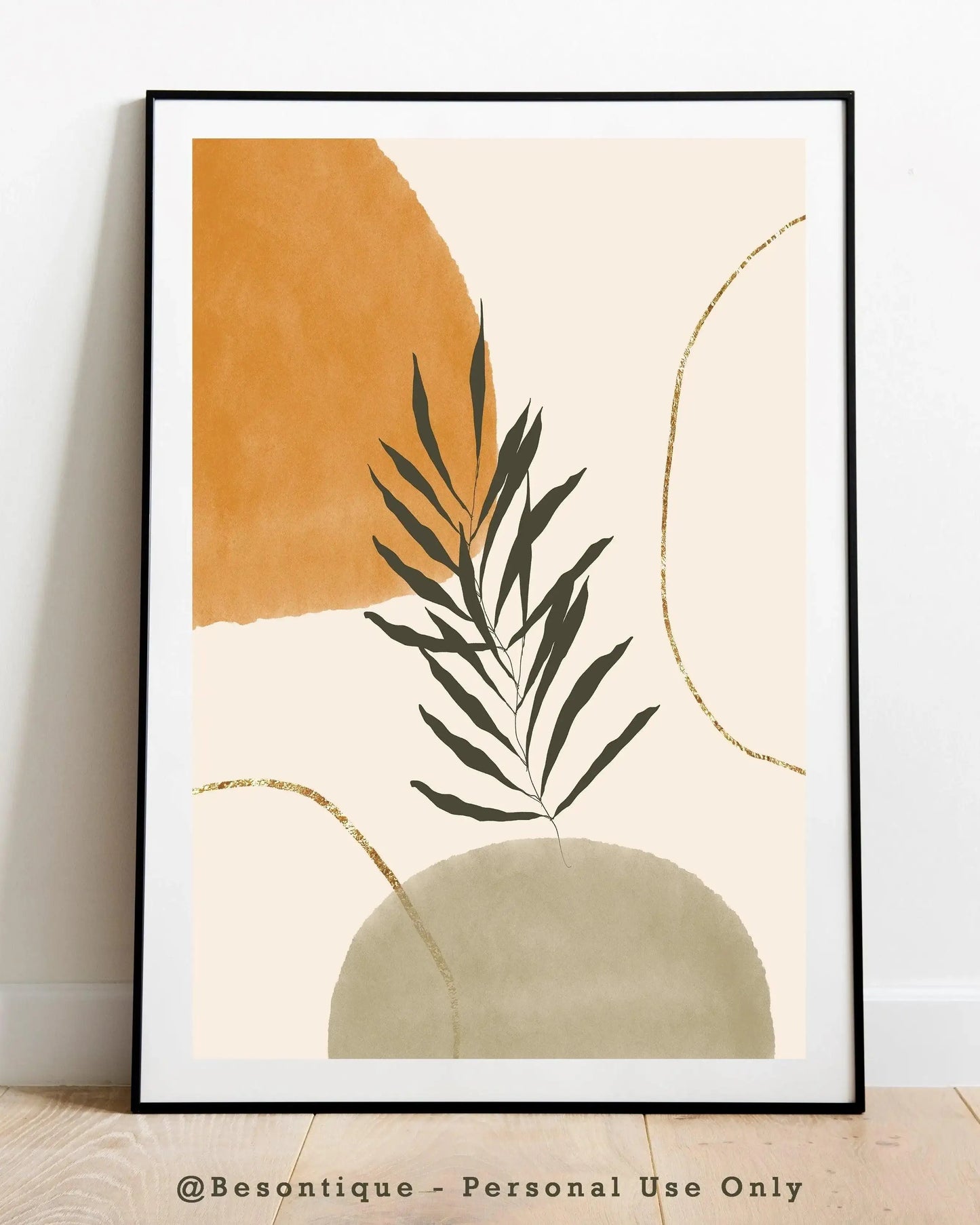 Nature Botanical Art Poster │ Minimalist Wall Print - Besontique Home
