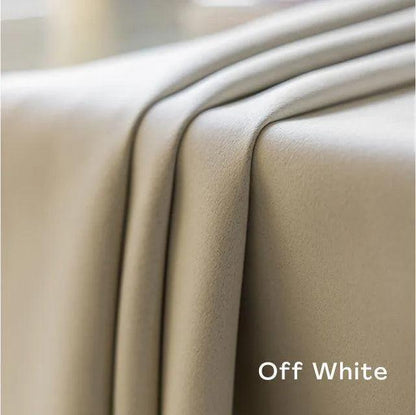 Neutral Solid Color Soft Blackout Curtains │ For Minimal Modern Home Decoration - Besontique Home