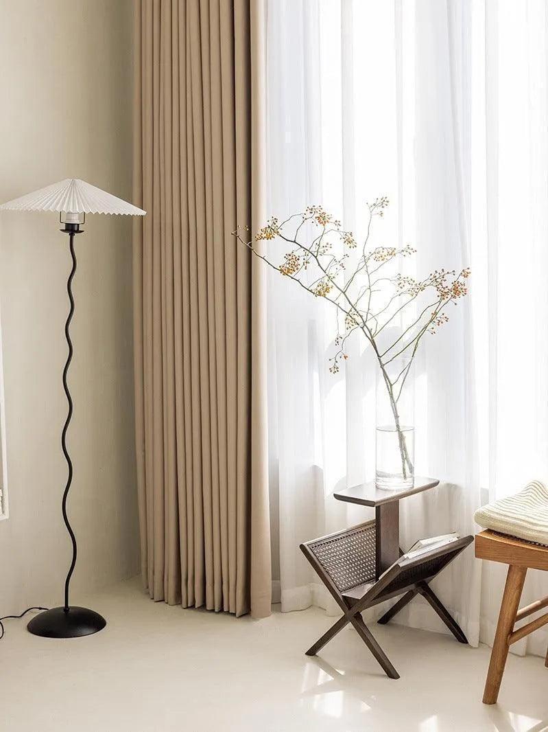 Neutral Solid Color Soft Blackout Curtains │ For Minimal Modern Home Decoration - Besontique Home