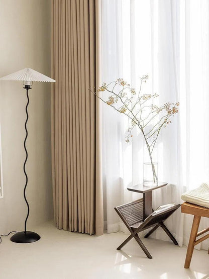 Neutral Solid Color Soft Blackout Curtains │ For Minimal Modern Home Decoration - Besontique Home