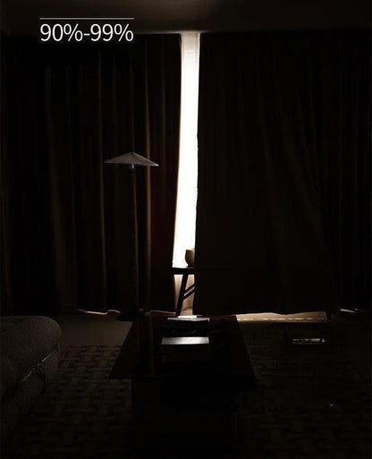 Neutral Solid Color Soft Blackout Curtains │ For Minimal Modern Home Decoration - Besontique Home