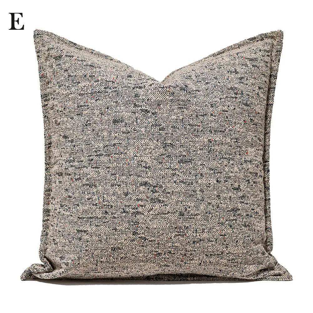 No.2 Nordic Knitted Leather Pillow Cases │ Modern Home Decorative Cushion Cover - Besontique Home