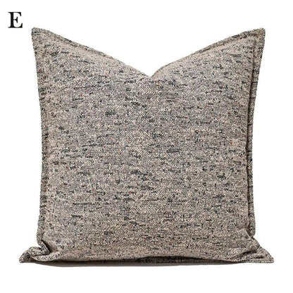 No.2 Nordic Knitted Leather Pillow Cases │ Modern Home Decorative Cushion Cover - Besontique Home